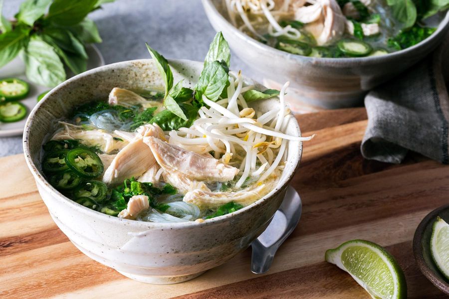 Vietnamese chicken noodle soup