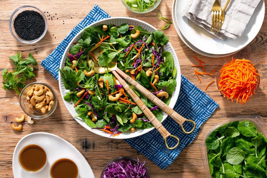 rainbow asian salad image