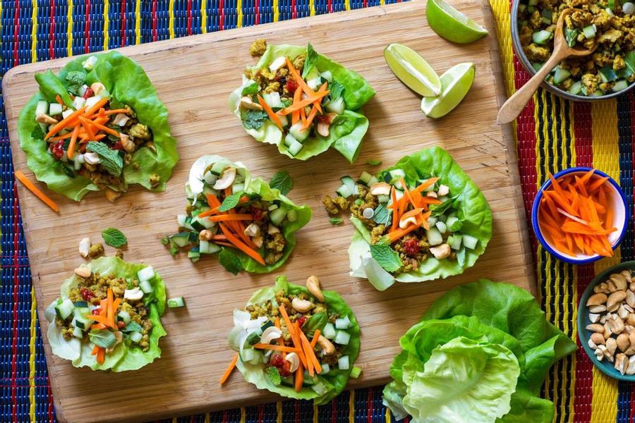 Thai Turkey Lettuce Cups