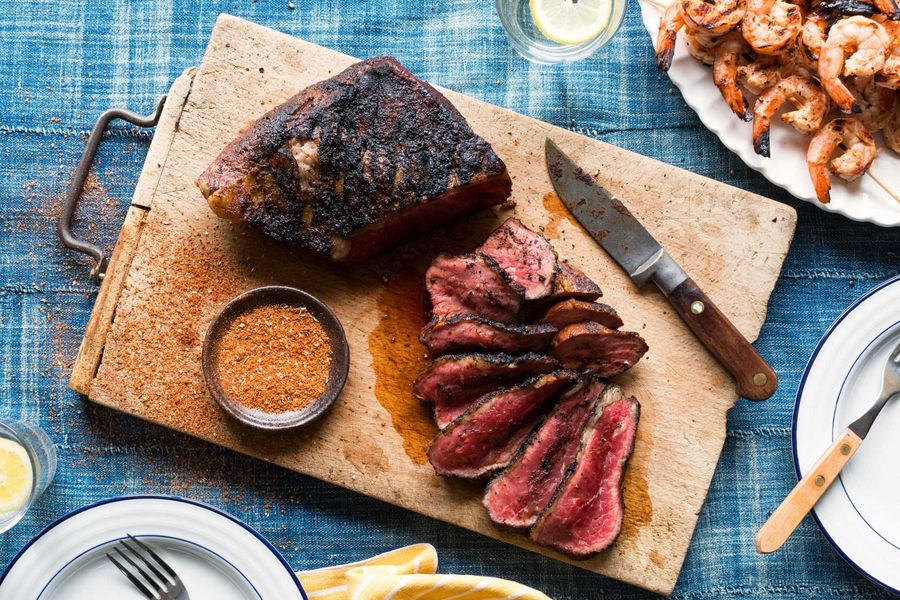 Steak with Memphis BBQ Rub